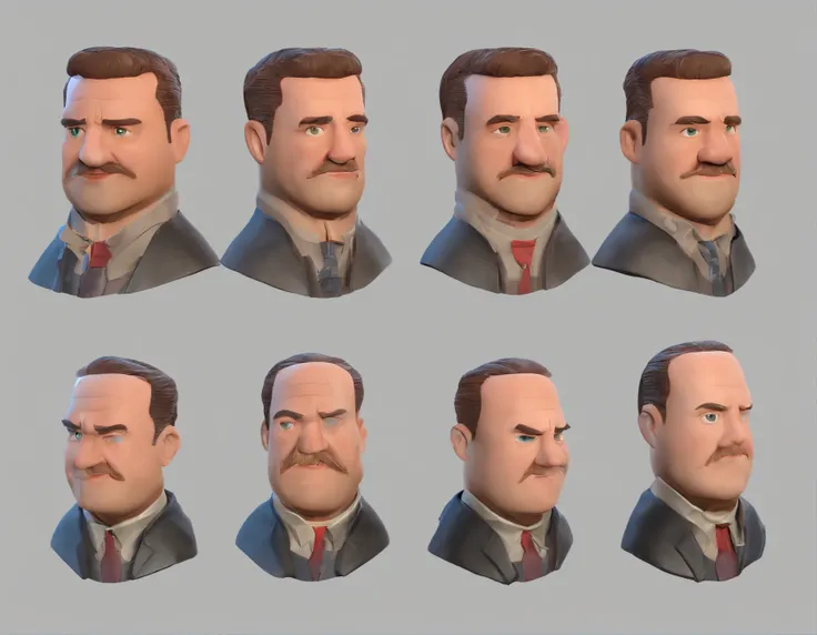 Douglass Head Animated Character