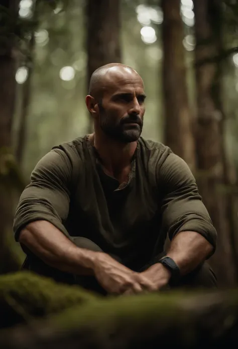 Ed Stafford, realismo, 8k, etalhado, floresta, animais selvagens, cinema