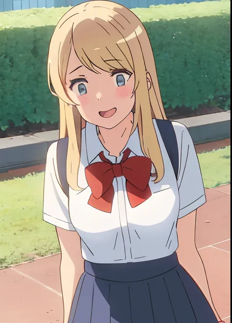 Schoolgirl Cute Anime Blonde