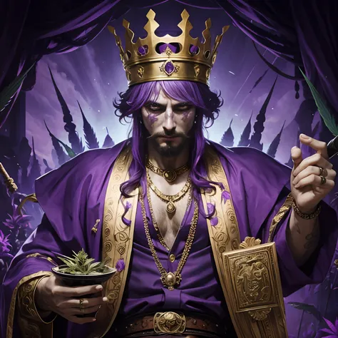 King of the dead and his purple cannabis