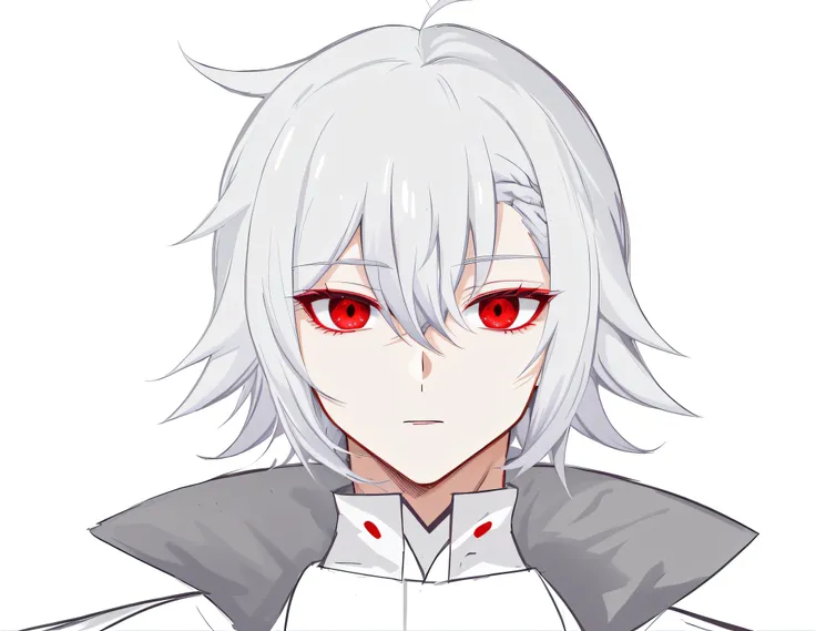 Cartoon images of people with gray hair and red eyes........, Hajime Yatate, He has dark gray fur........, Neferpitu, White-haired fairy, crazy silver hair, As an anime character, keqing from genshin impact, Male anime characters, Gapmo Yandere, Wataru Kaj...