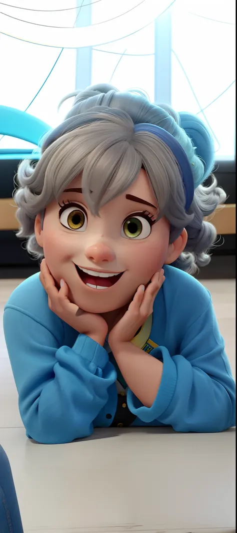 menina estilo Pixar, melhor qualidade