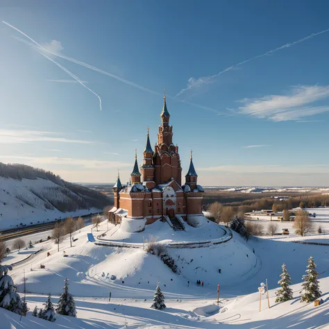 Russian castle, realist