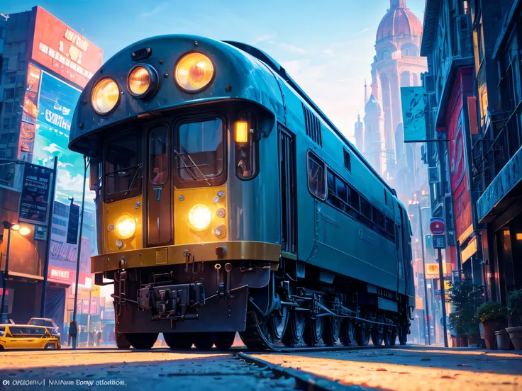 futuristic super train, technicolor road and sky, Vincent van Gogh and Salvador Dalí style, (best quality,4k,8k,highres,masterpiece:1.2),ultra-detailed,(realistic,photorealistic,photo-realistic:1.37), HDR,UHD,studio lighting,ultra-fine painting,sharp focus...