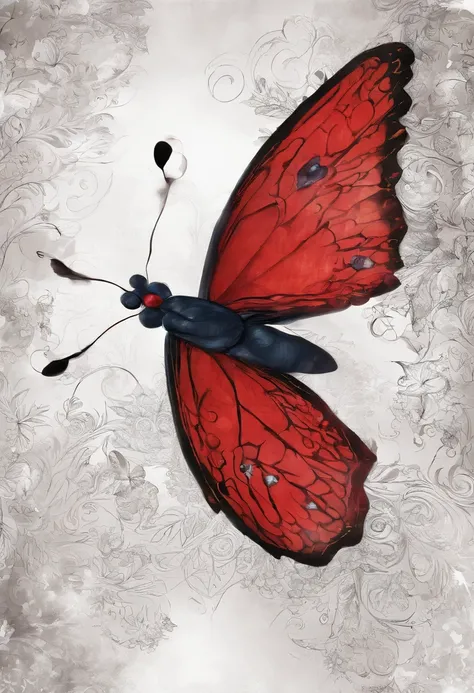 red butterfly