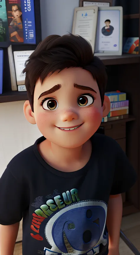 A Pixar-Style Child, alta qualidade, melhor qualidade