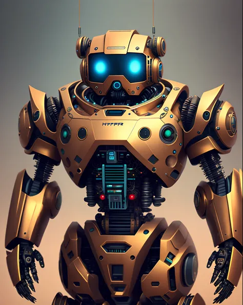 Make a hyper realistic futuristic robot