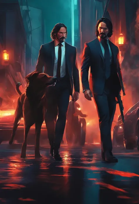 Estilo anime John Wick