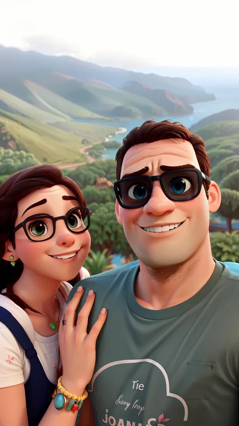 romantic couple, igual aos filmes Disney Pixar