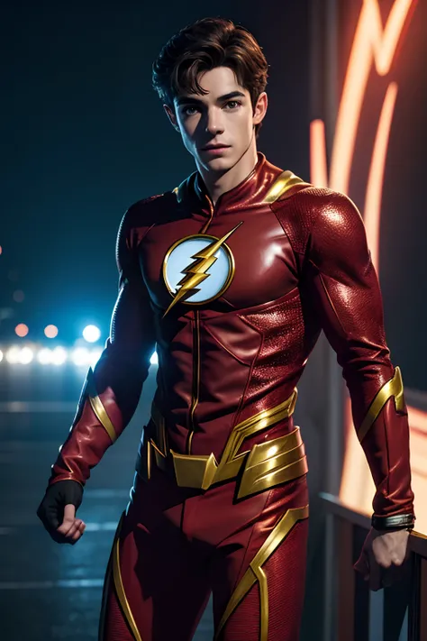 Imagine como seria o ator que interpretaria o Flash/Barry Allen nos anos 80.