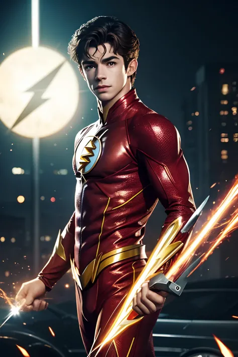 Imagine como seria o ator que interpretaria o Flash/Barry Allen nos anos 80.