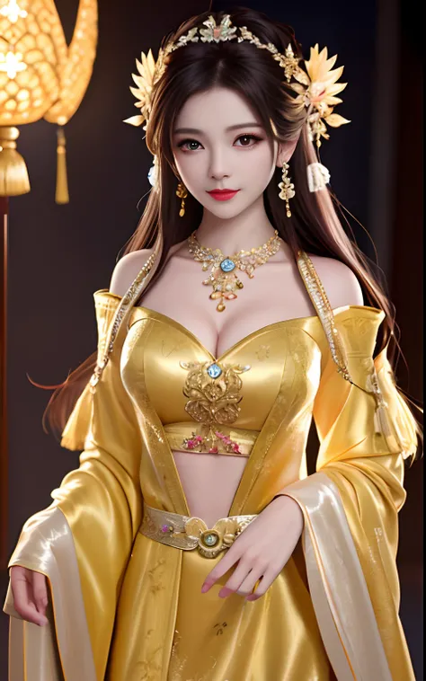 Best quality, Masterpiece, A high resolution, 1girll,china dress,hair adornments,necklace, jewelry,Beautiful face,after sexing_Body, Tyndall effect,Photorealistic, Dark Studio, rim lit, twotonelighting,(highdetailskin:1.2), 8K Ultra HD, Digital SLR, Soft l...