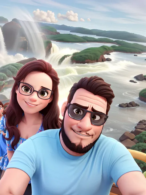 romantic couple, igual aos filmes Disney Pixar