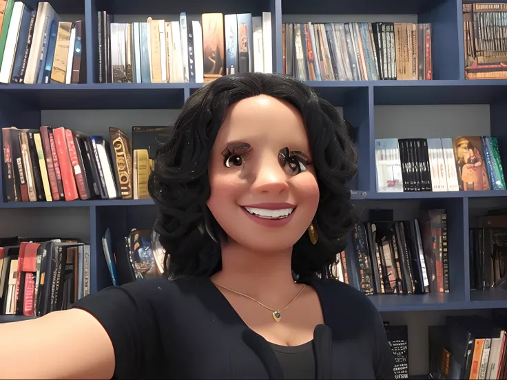 uma mulher morena estilo disney pixar, alta qualidade, melhor qualidade