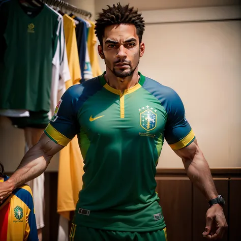 Jogador de futebol, FC Brazil, Launch of a new uniform,