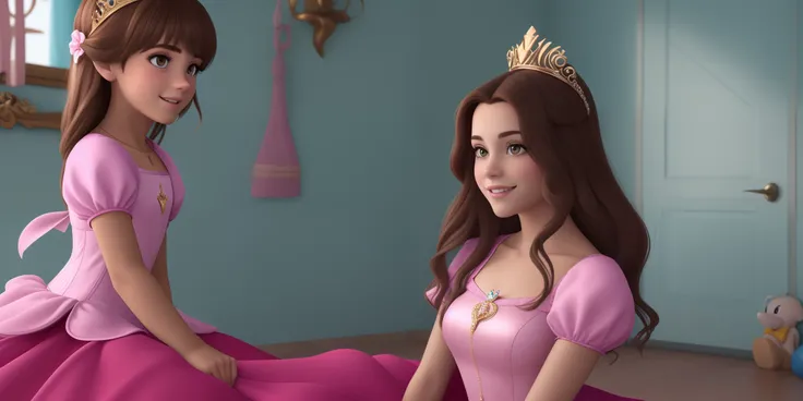 Princesa Disney  loira  Fisioterapeuta