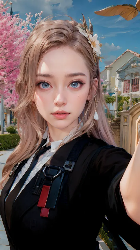 1girl, medium shot of two characters, beautiful screenshot, with fully detailed faces, ayami kojima and lyde caldwell, uhd realistic faces, realistic artstyle, unreal engine : : rave makeup, in game, realism artstyle, realistic boy face, realistic female f...