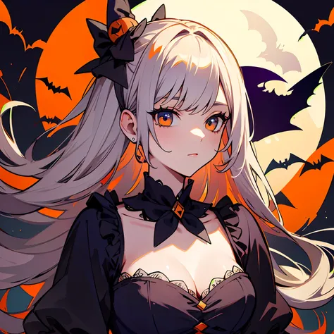 Halloween illustration, masterpiece, best quality, super detail