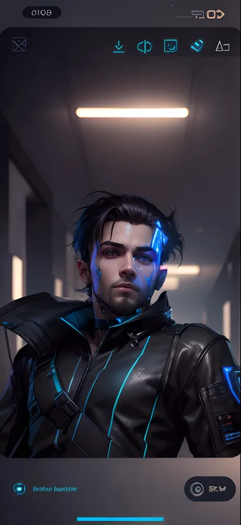 Change background cyberpunk handsome boy, realistic face,8k, ultra realistic