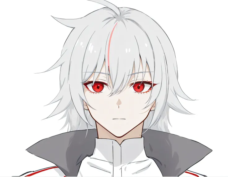 Cartoon images of people with gray hair and red eyes..........., Hajime Yatate, He has dark gray fur..........., Neferpitu, White-haired fairy, crazy silver hair, As an anime character, keqing from genshin impact, Male anime characters, Gapmo Yandere, Wata...