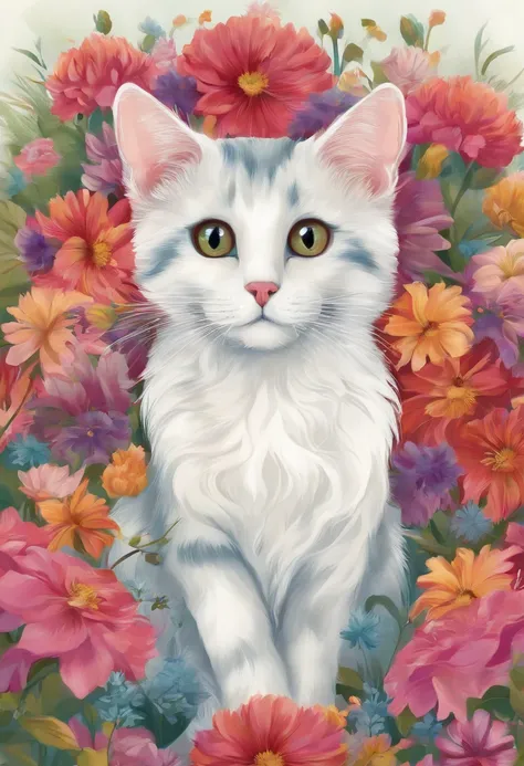 flower cat