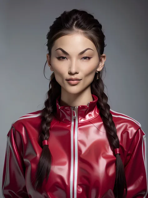 PVC red tracksuit