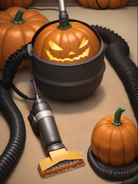 Vaccum a pumpkin