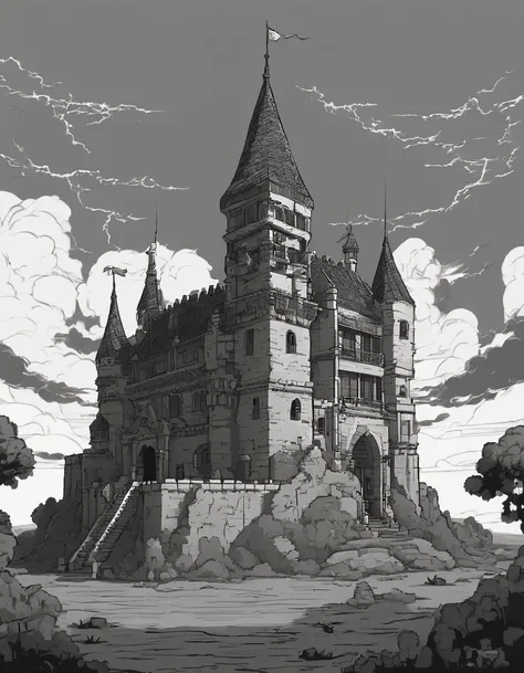 The scorching sun fades into the clouds，This mysterious manor is like being driven by some force，It sheds its barren face，Put on the glamorous tulle again。The old and dilapidated hall has been restored to its original appearance，The majestic ancient Cerber...