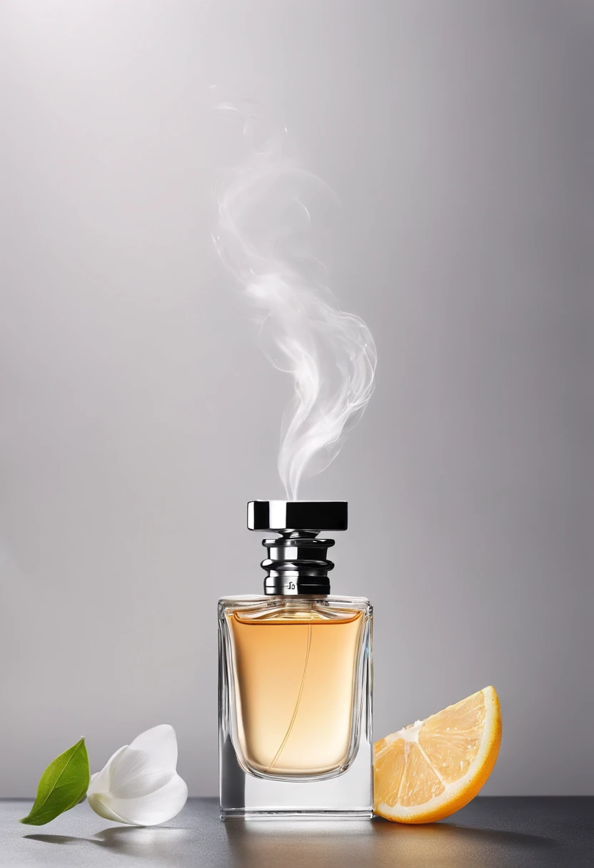 um exuberante frasco de perfume, cinemactic, fotografia profissional, studio illumination, studio background, advertising photography, detalhes intrincados, hiper-detalhado, Ultra realista, 8k UHD