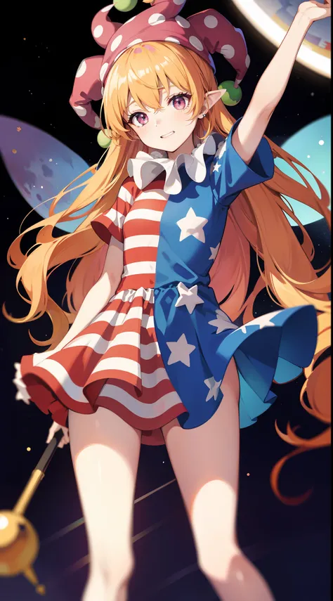 clownpiece，In outer space, Fairy WingsWith the American flag