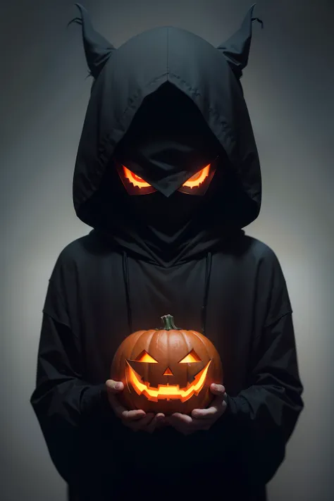 dark art darkweb evil hacker,using anonymous mask,darkness,obscure,4k Halloween with a spooky pumpkin