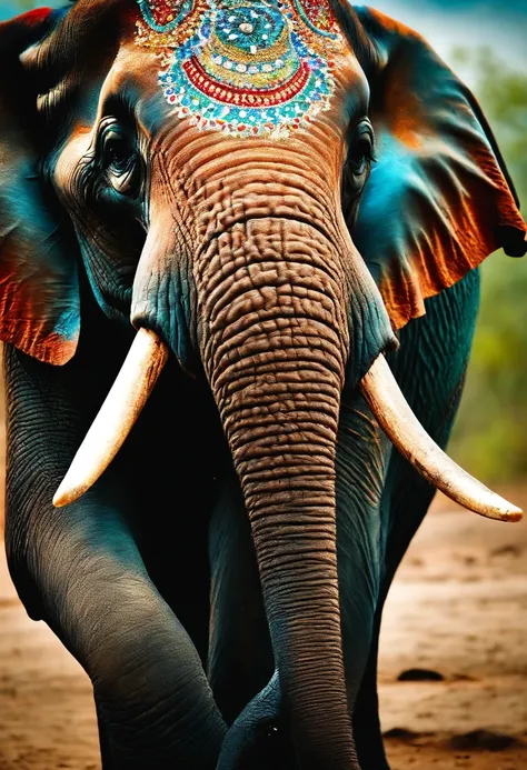 an elephant