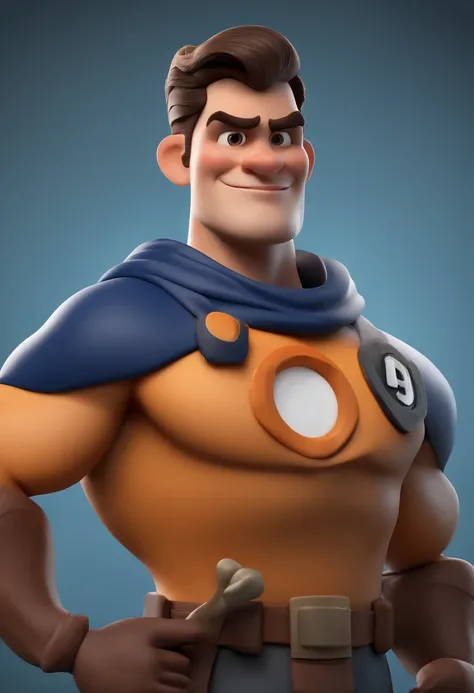 personagem dos desenhos animados de um homem  olhos azuis e um moletom preto, animation character, Caractere estilizado, animation style rendering, 3D estilizado, Arnold Maya render, 3 d render stylized, toon render keyshot, Personagem 3D, Personagem 3D, 3...