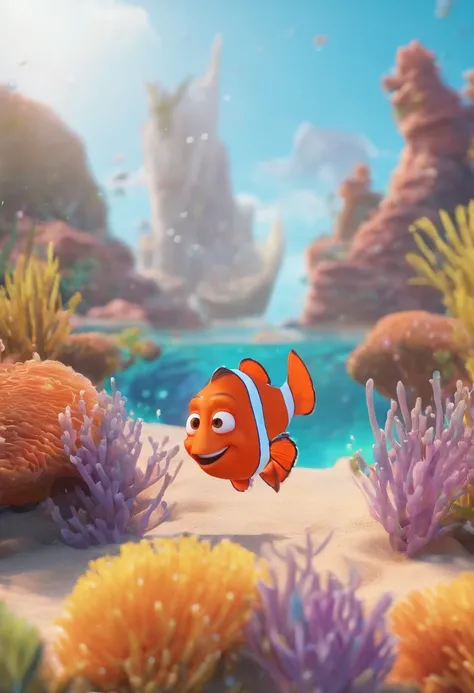 Disney Pixar movie Finding Nemo "Theyllon" 23-year-old man who enjoys filming ,tem cabelos amarados gosta de camisa preta cor da pele branca com sardas e com sapatos que combina com a roupa