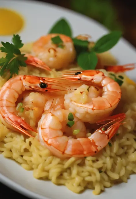 shrimp risotto