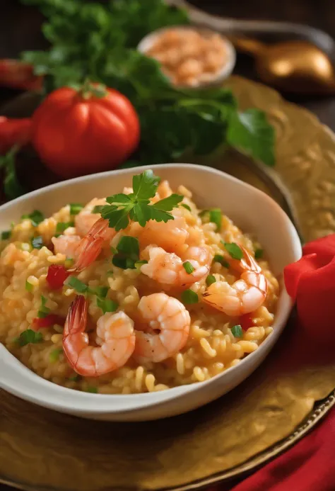 shrimp risotto