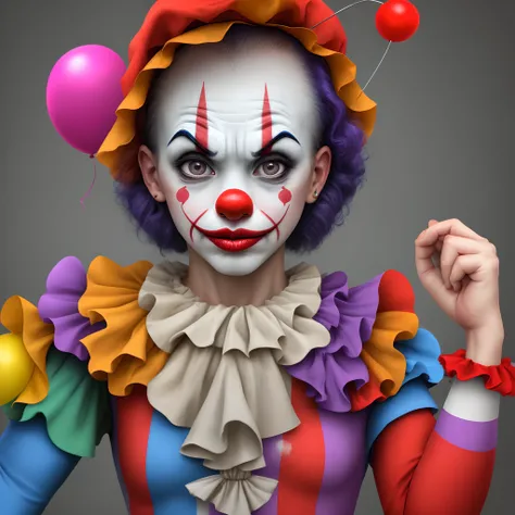 Resentful clown