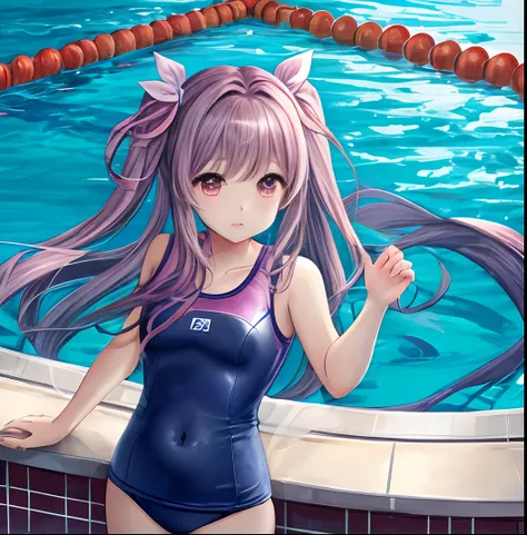 pupils　teens girl　animesque　School swim wear