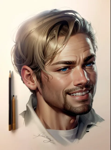 Paul walker drawing