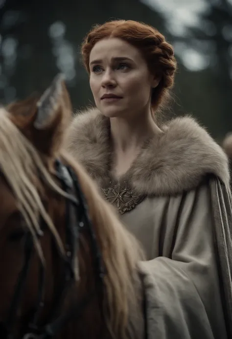 Ewe Hanson in Game of Thrones as a Stark Lady