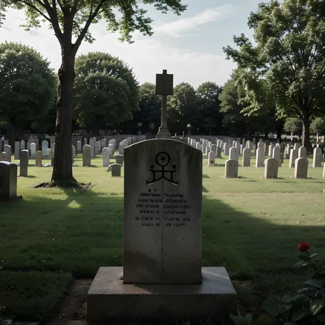 a unmarked gravestone