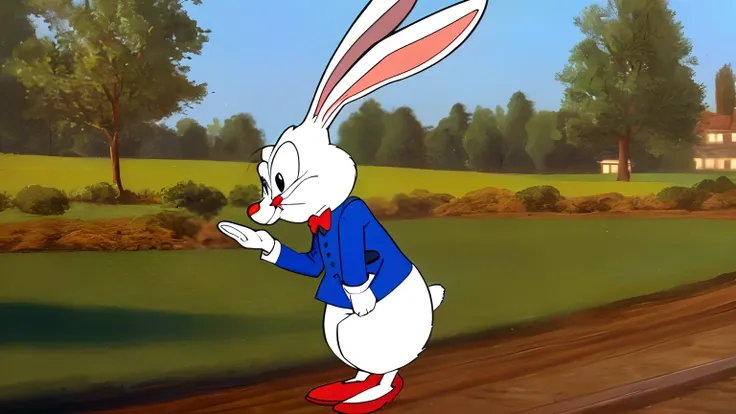 Bugs bunny gangster contemplating