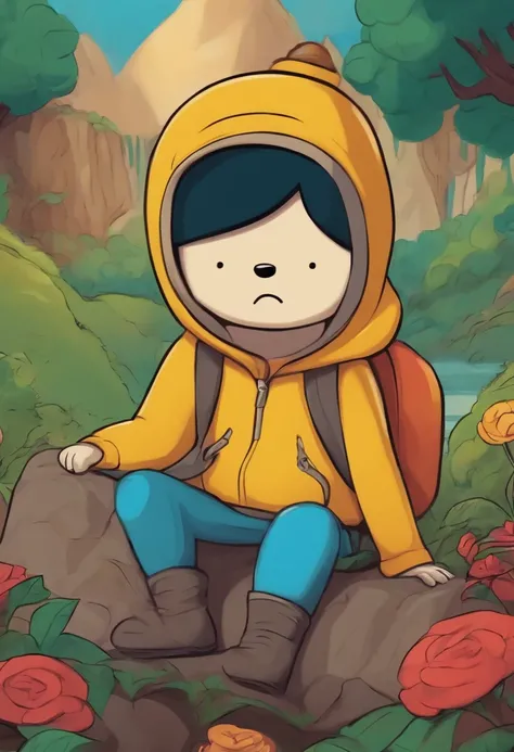 Boy in Jake suit adventure time