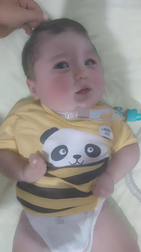 1-year-old child , com cabelo cortado e desenhado social , with the shirt of São Paulo Futebol Clube and shorts of São Paulo Futebol Clube