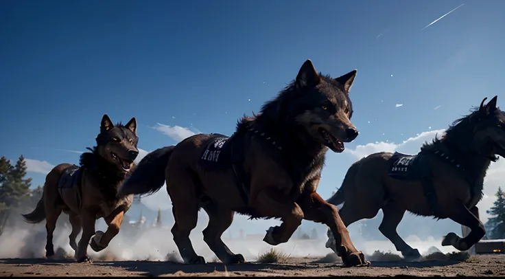 the Shadowfangs wolves were masters of strength and speed, known for their strategic maneuvers in the open fields and their adaptability to changing conditions.