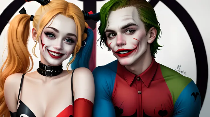 Harley quinn and joker in love