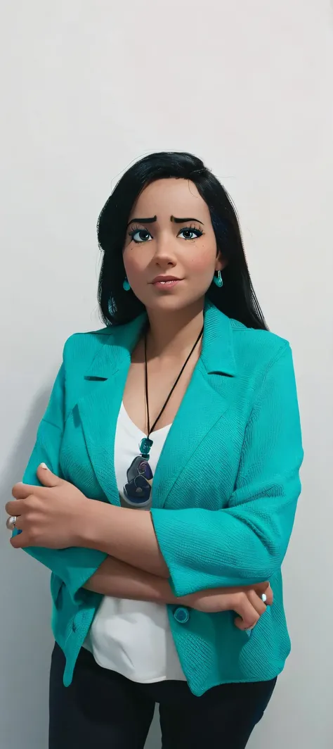 Mulher estilo disney pixar, alta qualidade