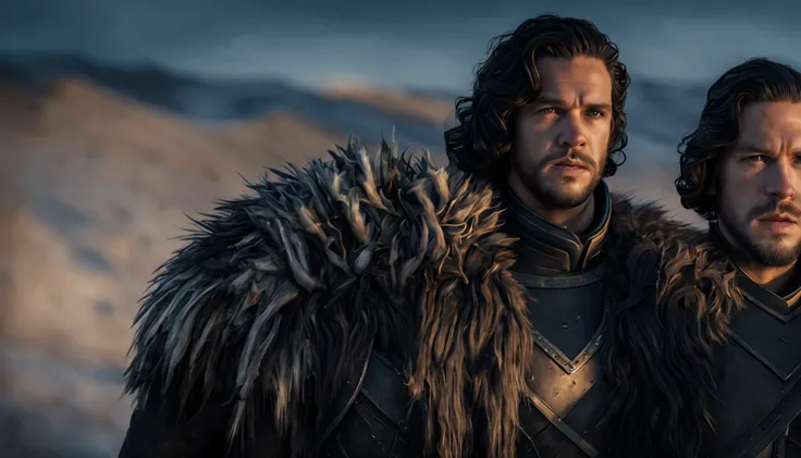 4k, hight quality, (Jon Snow), Game of Thrones, lightroom, soft light, (natural skin texture:1.2), (hyperrealism:1.1)