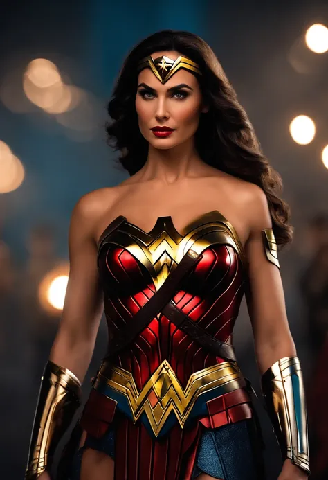 Patricia Abravanel wearing the new Wonder Woman costume