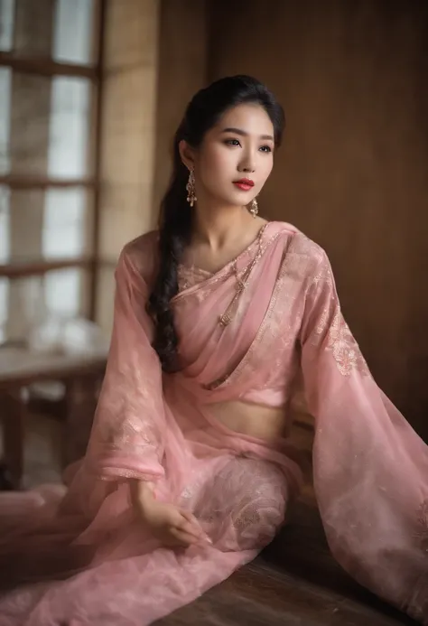 Magazines，An 18-year-old Chinese model girl，(((Real seduction expressions)))，Pink yoga suit set，D-cups，，cleanness，in pink，self-shot，(((k hd)))，Master masterpieces，Sony SLR，Soft lighting